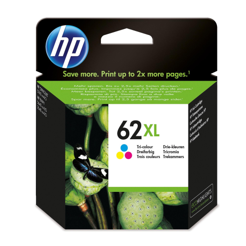 HP CART INK MULTICOLOR 62XL (CIANO MAGENTA GIALLO) 415PAG TS